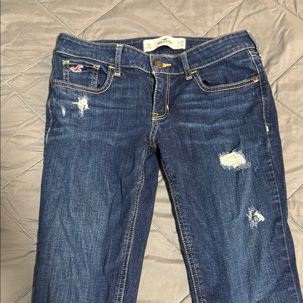 Hollister Blue Skinny Jeans